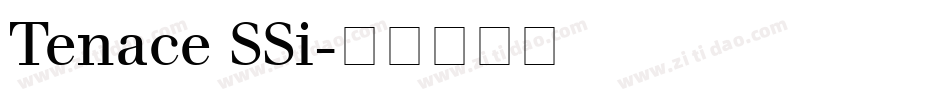 Tenace SSi字体转换